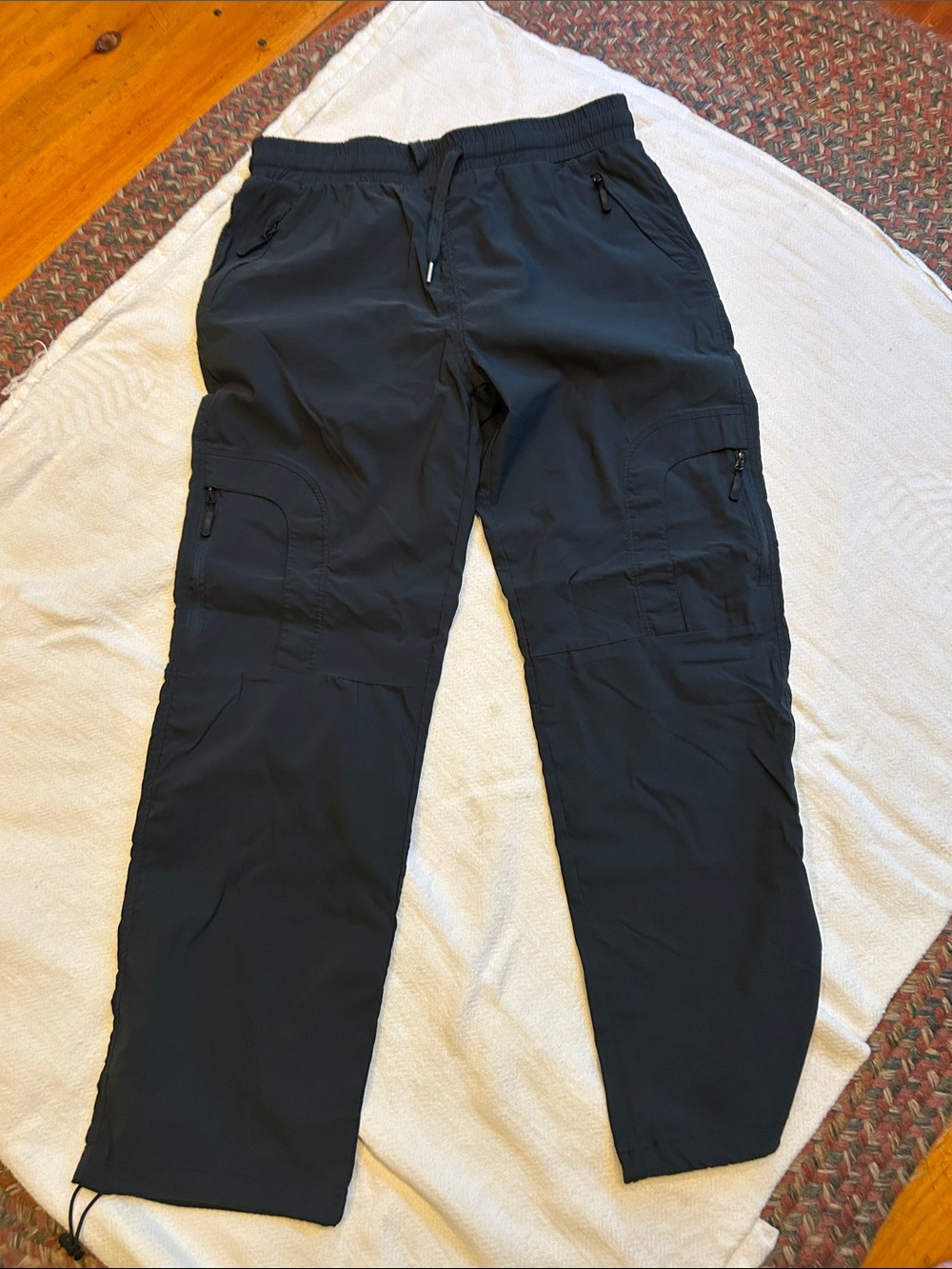 Women’s Black Cropped Cargo Pants - Utility Ankle Trousers